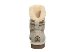 Bearpaw Womens Virginia Fur Boot - White -Deals All Walk Styles Store US 01 300825 04