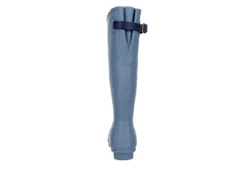 Hunter Boots Llc Womens Original Back Adj Rain Boot - Blue 11 Hunter Boots Llc Womens Original Back Adj Rain Boot - Blue -Deals All Walk Styles Store US 01 302430 04
