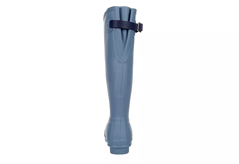 Hunter Boots Llc Womens Original Back Adj Rain Boot - Blue 5 Hunter Boots Llc Womens Original Back Adj Rain Boot - Blue - Image 5