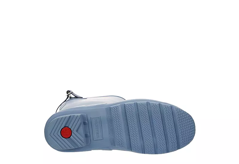 Hunter Boots Llc Womens Original Back Adj Rain Boot - Blue 7 Hunter Boots Llc Womens Original Back Adj Rain Boot - Blue - Image 7