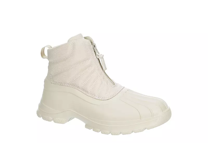 Sperry Womens Duck Float Zip Up Boot - Ivory 1 Sperry Womens Duck Float Zip Up Boot - Ivory
