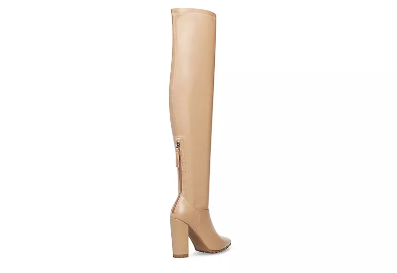 Madden Girl Womens Signall Over The Knee Boot - Nude 4 Madden Girl Womens Signall Over The Knee Boot - Nude - Image 4