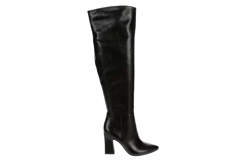 Michael By Michael Shannon Womens Camille Over The Knee Boot - Black 2 Michael By Michael Shannon Womens Camille Over The Knee Boot - Black - Image 2