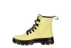 Dr. Martens Dr.martens Womens Combs Nylon Combat Boot - Yellow -Deals All Walk Styles Store US 01 302908 03