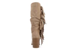 Journee Collection Womens Hartly Fringed Extra Wide Calf Dress Boot - Taupe 11 Journee Collection Womens Hartly Fringed Extra Wide Calf Dress Boot - Taupe -Deals All Walk Styles Store US 01 303183 04