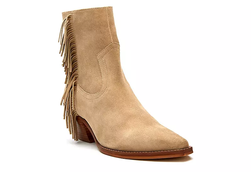 Coconuts Womens Jane Western Ankle Boot - Natural 1 Coconuts Womens Jane Western Ankle Boot - Natural