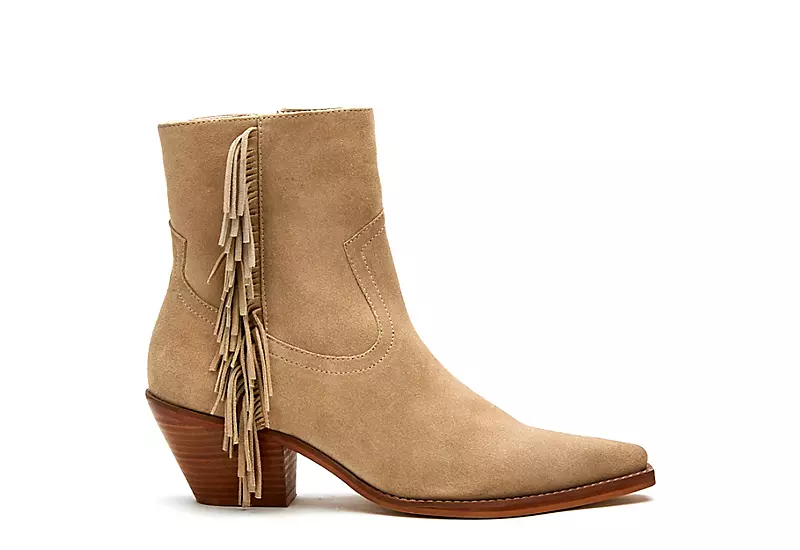Coconuts Womens Jane Western Ankle Boot - Natural 2 Coconuts Womens Jane Western Ankle Boot - Natural - Image 2