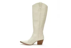 Coconuts Womens Jax Tall Western Boot - Ivory -Deals All Walk Styles Store US 01 303524 03