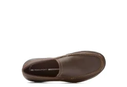 Rockport Mens Junction Point Slip On Oxford - Brown -Deals All Walk Styles Store US 01 311280 02