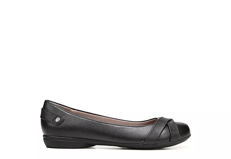 Lifestride Womens Adalene Flat - Black 2 Lifestride Womens Adalene Flat - Black - Image 2