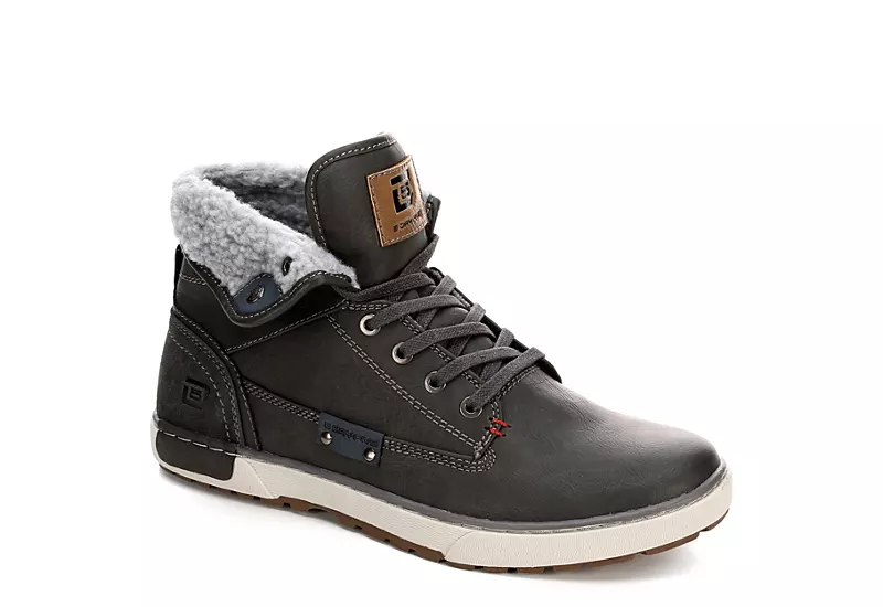 Day Five Mens Mervin Mid Sneaker - Grey 1 Day Five Mens Mervin Mid Sneaker - Grey