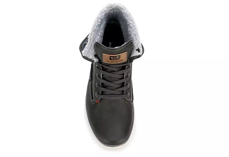 Day Five Mens Mervin Mid Sneaker - Grey 6 Day Five Mens Mervin Mid Sneaker - Grey - Image 6