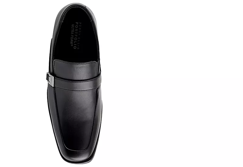 Perry Ellis Mens Oran Slip On Oxford - Black 6 Perry Ellis Mens Oran Slip On Oxford - Black - Image 6
