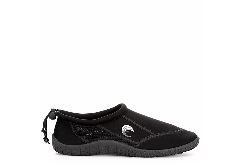 Island Surf Mens Splash Slip On Water Shoe - Black 2 Island Surf Mens Splash Slip On Water Shoe - Black - Image 2