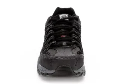 Skechers Mens 77055 Steel Toe Work Shoe - Black -Deals All Walk Styles Store US 01 355057 02