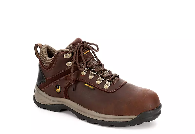 Work Master Mens Colorado Steel Toe Work Boot - Brown 1 Work Master Mens Colorado Steel Toe Work Boot - Brown