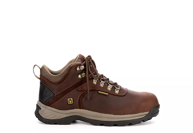 Work Master Mens Colorado Steel Toe Work Boot - Brown 2 Work Master Mens Colorado Steel Toe Work Boot - Brown - Image 2