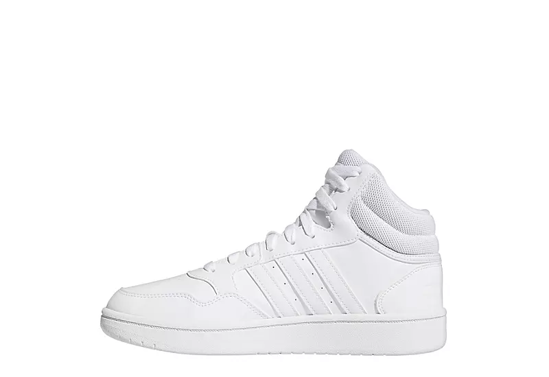 Adidas Womens Hoops 3.0 Sneaker - White 3 Adidas Womens Hoops 3.0 Sneaker - White - Image 3
