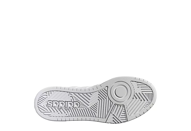 Adidas Womens Hoops 3.0 Sneaker - White 5 Adidas Womens Hoops 3.0 Sneaker - White - Image 5