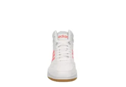 Adidas Womens Hoops 3.0 Mid Top Sneaker - White -Deals All Walk Styles Store US 01 400745 02