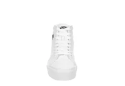 Vans Womens Filmore High Top Platform Sneaker - White 9 Vans Womens Filmore High Top Platform Sneaker - White -Deals All Walk Styles Store US 01 400983 02