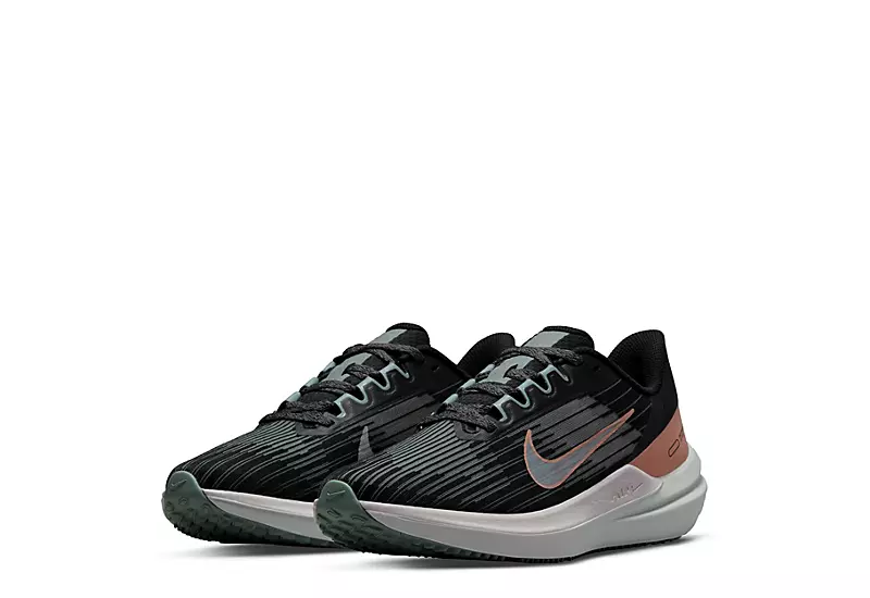 Nike Womens Zoom Winflo 9 Running Shoe - Black 1 Nike Womens Zoom Winflo 9 Running Shoe - Black
