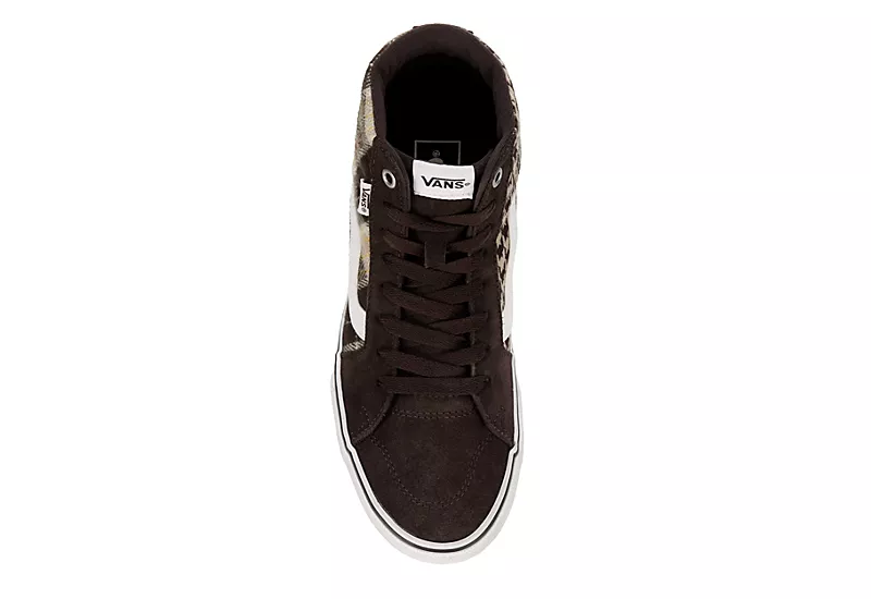 Vans Womens Filmore High Top Platform Sneaker - Brown 6 Vans Womens Filmore High Top Platform Sneaker - Brown - Image 6