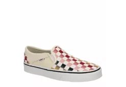 Vans Womens Asher Slip On Sneaker - Multicolor