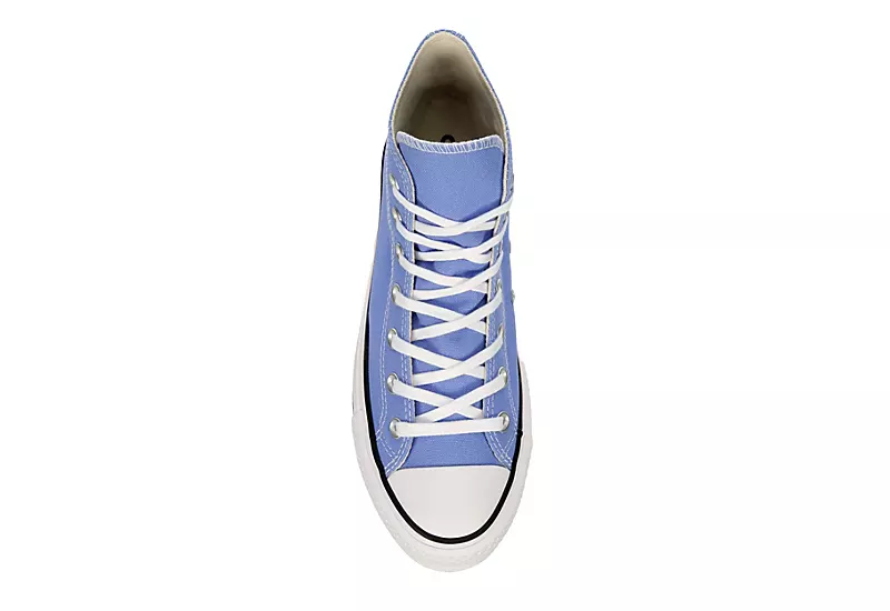 Converse Womens Chuck Taylor All Star High Top Platform Sneaker - Light Blue 6 Converse Womens Chuck Taylor All Star High Top Platform Sneaker - Light Blue - Image 6
