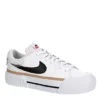 Nike Womens Court Legacy Lift Sneaker - White
