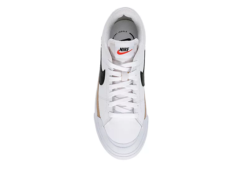 Nike Womens Court Legacy Lift Sneaker - White 6 Nike Womens Court Legacy Lift Sneaker - White - Image 6