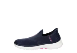 Skechers Womens Go Walk 6 Quick Fit Slip-ins Walking Shoe - Navy -Deals All Walk Styles Store US 01 401391 03
