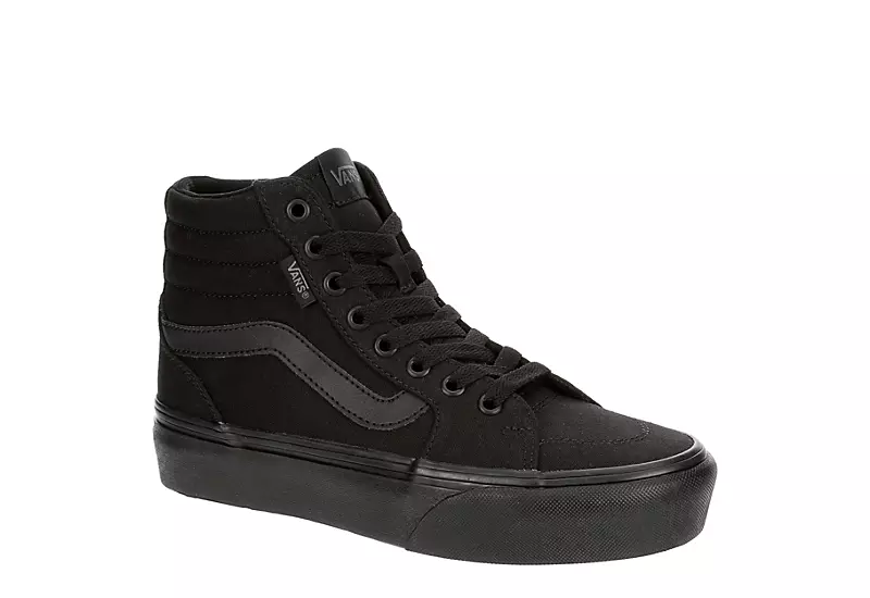 Vans Womens Filmore High Top Platform Sneaker - Black 1 Vans Womens Filmore High Top Platform Sneaker - Black