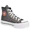 Converse Womens Chuck Taylor All Star High Top Platform Sneaker - Black