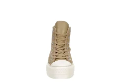 Converse Womens Chuck Taylor All Star High Top Platform Sneaker - Khaki -Deals All Walk Styles Store US 01 401482 02