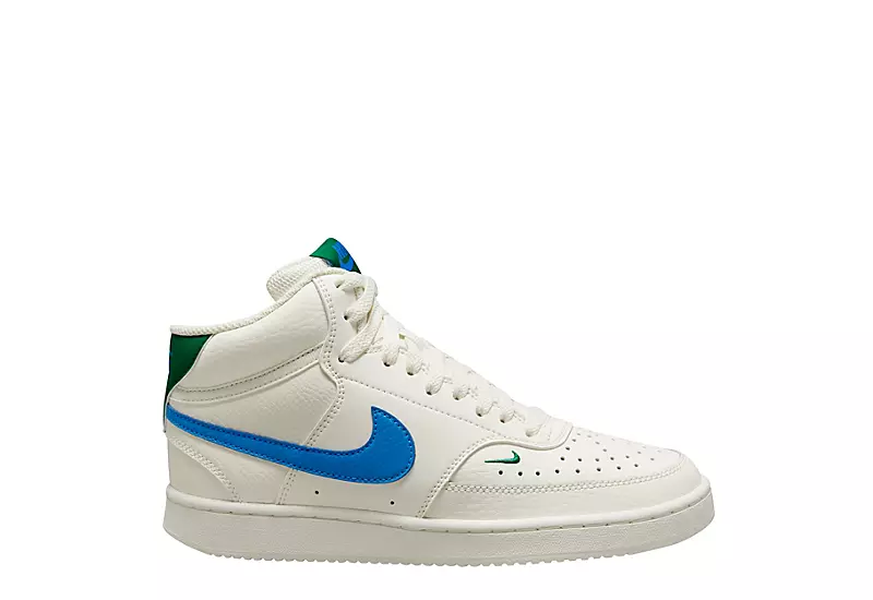 Nike Womens Court Vision Mid Sneaker - Bone 2 Nike Womens Court Vision Mid Sneaker - Bone - Image 2