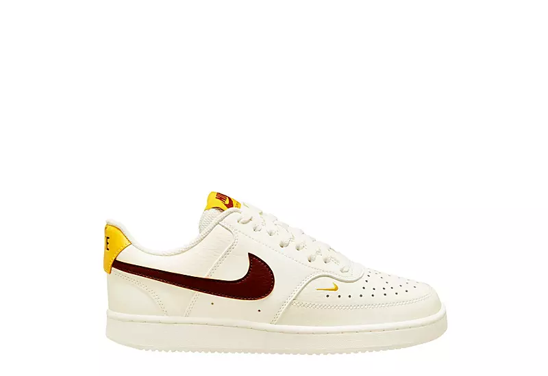 Nike Womens Court Vision Low Sneaker - Bone 1 Nike Womens Court Vision Low Sneaker - Bone