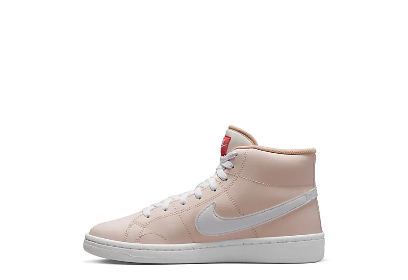 Nike Womens Court Royale 2 Mid Sneaker - Pale Pink 3 Nike Womens Court Royale 2 Mid Sneaker - Pale Pink - Image 3
