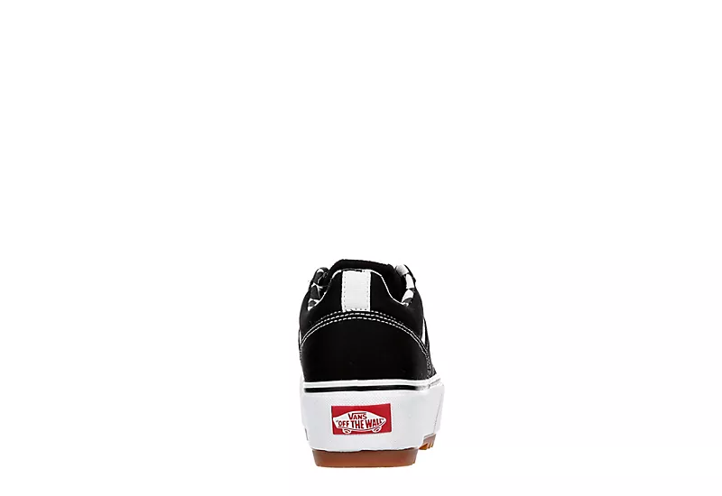 Vans Womens Seldan Platform Sneaker - Black 5 Vans Womens Seldan Platform Sneaker - Black - Image 5