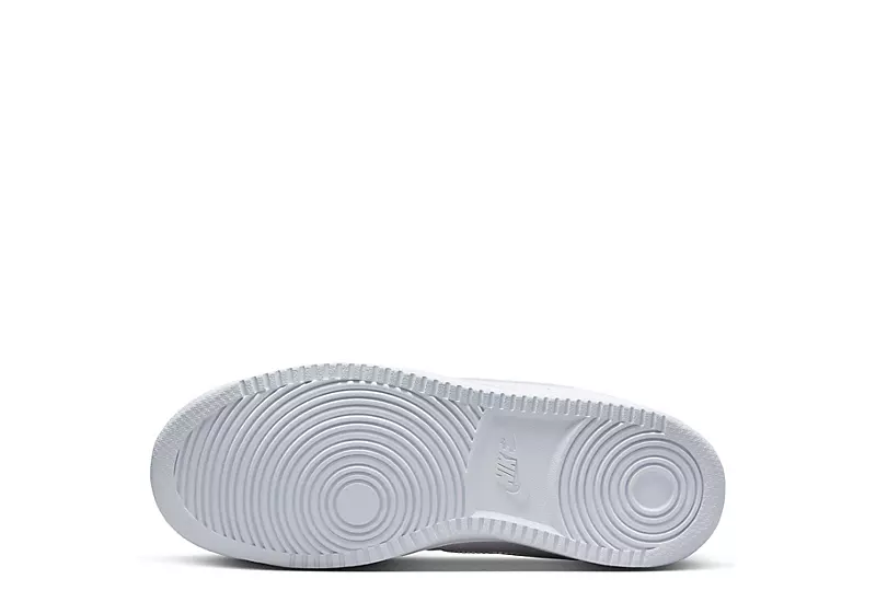 Nike Womens Court Vision Mid Sneaker - White 6 Nike Womens Court Vision Mid Sneaker - White - Image 6