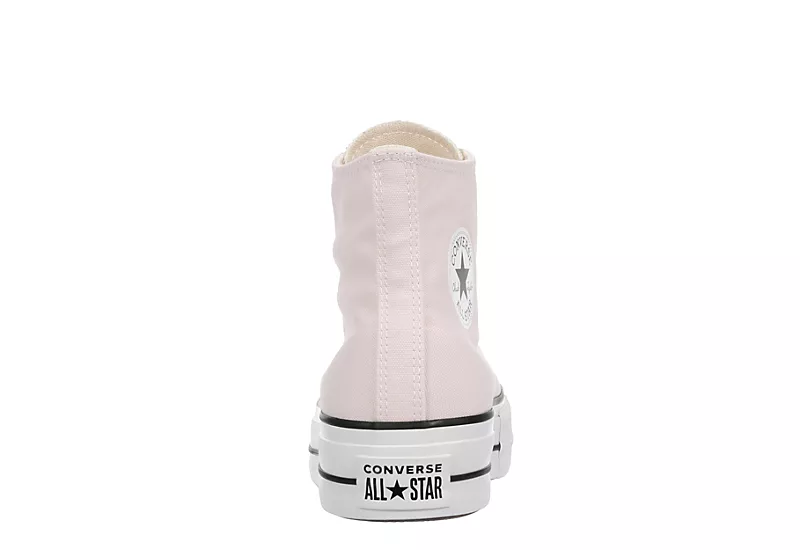 Converse Womens Chuck Taylor All Star High Top Platform Sneaker - Pale Pink 5 Converse Womens Chuck Taylor All Star High Top Platform Sneaker - Pale Pink - Image 5
