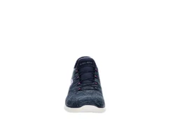 Skechers Womens Summits Slip-ins Running Shoe - Navy -Deals All Walk Styles Store US 01 401745 02