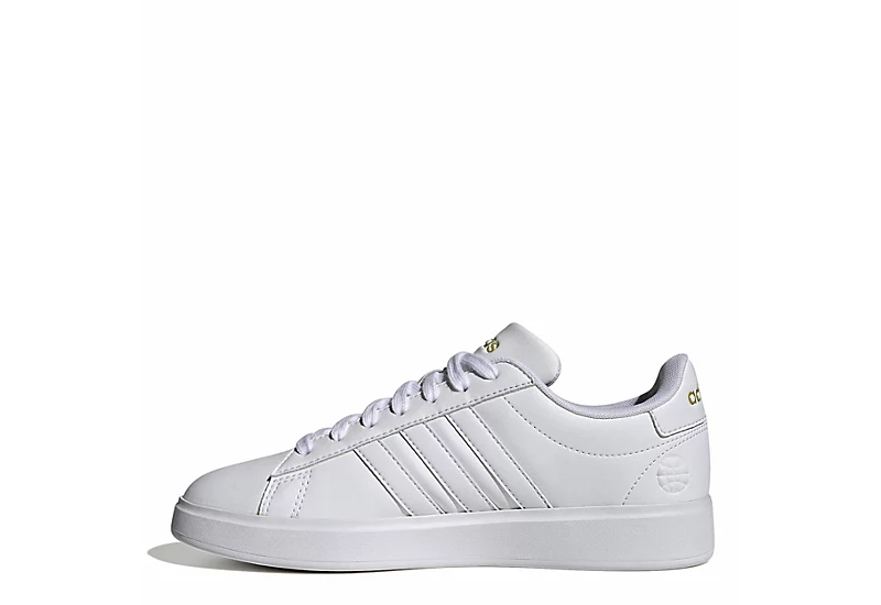Adidas Womens Grand Court 2.0 Sneaker - White 3 Adidas Womens Grand Court 2.0 Sneaker - White - Image 3
