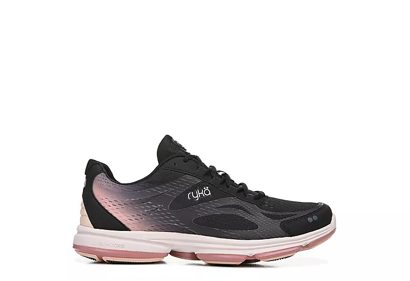 Ryka Womens Devotion Plus 2 Walking Shoe - Black 2 Ryka Womens Devotion Plus 2 Walking Shoe - Black - Image 2