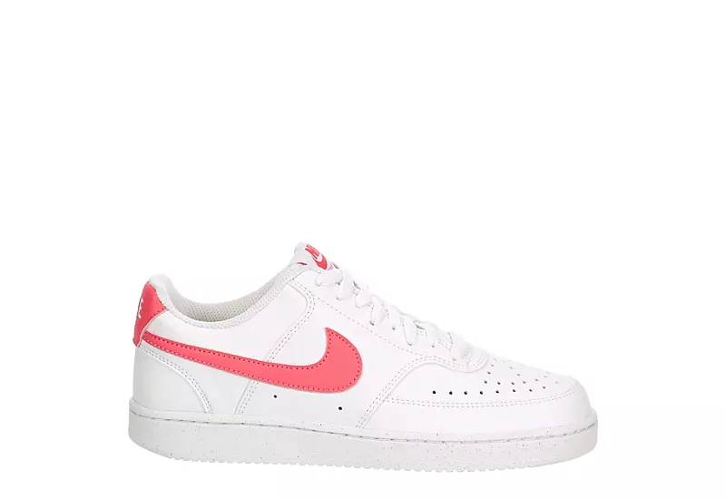 Nike Womens Court Vision Low Sneaker - White 2 Nike Womens Court Vision Low Sneaker - White - Image 2