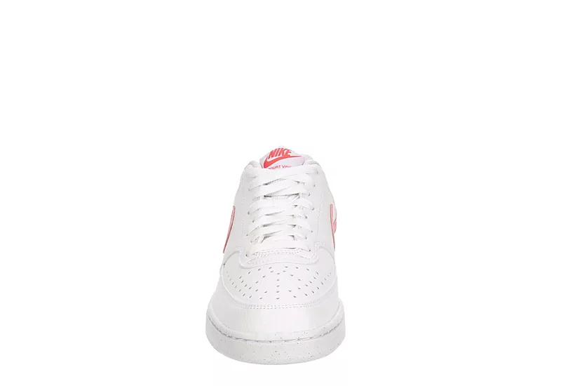 Nike Womens Court Vision Low Sneaker - White 3 Nike Womens Court Vision Low Sneaker - White - Image 3