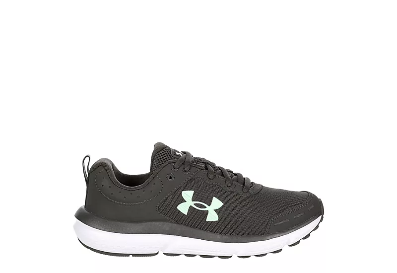 Under Armour Womens Charged Assert 10 Running Shoe - Dark Grey 2 Under Armour Womens Charged Assert 10 Running Shoe - Dark Grey - Image 2
