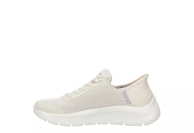 Skechers Womens Go Walk Flex Bungee Slip-ins Running Shoe - Off White 4 Skechers Womens Go Walk Flex Bungee Slip-ins Running Shoe - Off White - Image 4