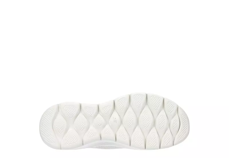 Skechers Womens Go Walk Flex Bungee Slip-ins Running Shoe - Off White 7 Skechers Womens Go Walk Flex Bungee Slip-ins Running Shoe - Off White - Image 7