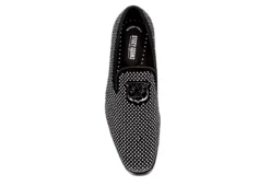 Stacy Adams Mens Swagger Studded Slip On Oxford - Black -Deals All Walk Styles Store US 01 420069 05